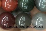 AGAT05 15 inches 8mm round agate gemstone beads