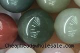 AGAT06 15 inches 10mm round agate gemstone beads