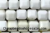 AGAT180 15 inches 4mm faceted cube oxidized agate beads