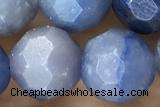 AVEN03 15 inches 10mm faceted round blue aventurine gemstone beads