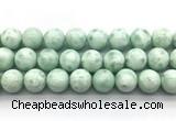 CAS306 15.5 inches 16mm round snowflake angelite gemstone beads