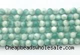 CAS311 15.5 inches 8mm round snowflake angelite gemstone beads