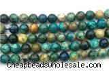 CAZ18 15.5 inches 10mm round azurite gemstone beads