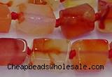 CNG6932 15.5 inches 5*8mm - 8*12mm nuggets red agate beads