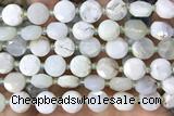 COIN18 15 inches 10mm faceted coin opal gemstone beads