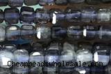 CUBE57 15 inches 2.5mm faceted cube iolite gemstone beads