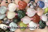 HEAR10 15 inches 20mm heart gemstone beads