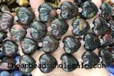 HEAR23 15 inches 20mm heart gemstone beads