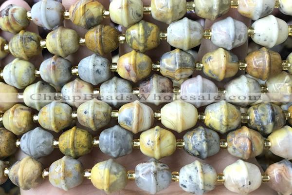 MIXE31 15 inches 9*11mm crazy lace agate gemstone beads