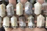 NUGG61 15 inches 12*23mm - 15*30mm faceted nuggets moonstone gemstone beads