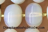 PUMP02 15 inches 9*12mm pumpkin opal beads