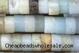 ROND09 15 inches 2*4mm heishi amazonite gemstone beads