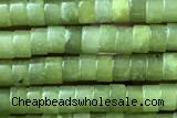 ROND121 15 inches 2*3mm heishi jade gemstone beads