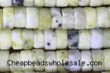 ROND14 15 inches 2*4mm heishi jade gemstone beads