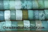 ROND27 15 inches 2*4mm heishi jade gemstone beads