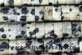 ROND45 15 inches 2*4mm heishi dalmatian jasper gemstone beads