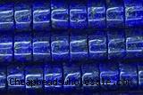 ROND64 15 inches 2*4mm heishi dyed lapis lazuli gemstone beads