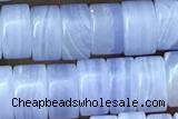 ROND74 15 inches 2*4mm heishi synthetic turquoise gemstone beads