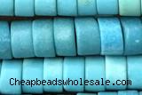 ROND79 15 inches 2*4mm heishi turquoise gemstone beads