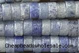 ROND83 15 inches 2*4mm heishi blue aventurine gemstone beads