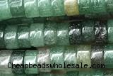 ROND87 15 inches 2*4mm heishi jade gemstone beads