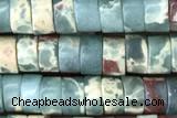 ROND99 15 inches 2*4mm heishi synthetic sea sediment jasper beads