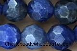 SODA01 15 inches 8mm faceted round sodalite gemstone beads