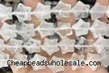 STAR02 15 inches 16mm star white crystal gemstone beads