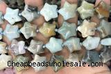 STAR10 15 inches 16mm star amazonite gemstone beads