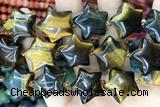 STAR36 15 inches 20mm star yellow tiger eye beads