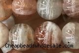 SUNS11 15 inches 8mm round golden sunstone gemstone beads