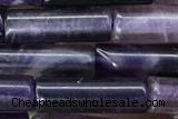 TUBE12 15 inches 4*13mm tube dogtooth amethyst gemstone beads