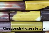 TUBE22 15 inches 4*13mm tube mookaite gemstone beads