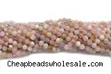 AGAT215 15 inches 6mm round sakura agate gemstone beads