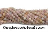 AGAT216 15 inches 8mm round sakura agate gemstone beads