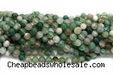 AGAT220 15 inches 10mm round green sakura agate gemstone beads