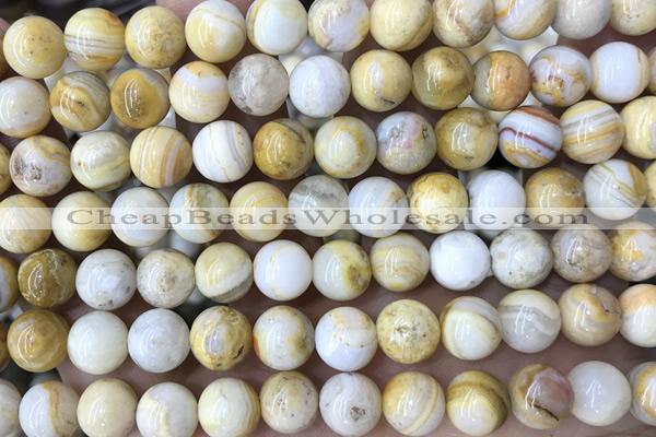 AGAT250 15 inches 6mm Indonesia crazy agate beads