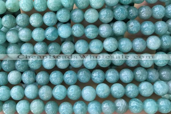 AMAZ06 15 inches 6mm round natural amazonite beads