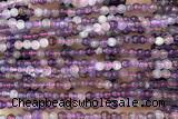 AMET06 15 inches 4mm round amethyst gemstone beads