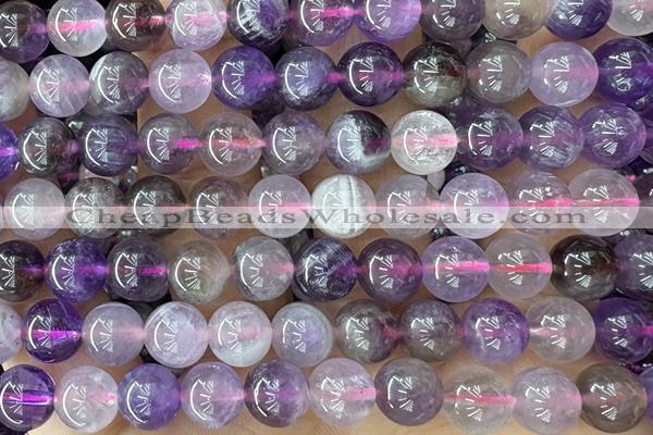 AMET08 15 inches 8mm round amethyst gemstone beads