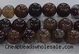 CAA1036 15.5 inches 6mm round dragon veins agate beads wholesale