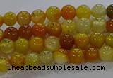 CAA1040 15.5 inches 4mm round dragon veins agate beads wholesale