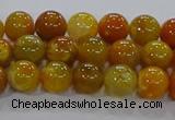 CAA1041 15.5 inches 6mm round dragon veins agate beads wholesale