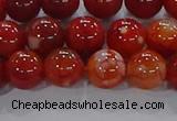 CAA1048 15.5 inches 10mm round dragon veins agate beads wholesale