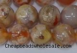 CAA1074 15.5 inches 12mm round sakura agate gemstone beads