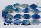 CAA1173 15.5 inches 25*35mm - 30*40mm freeform sakura agate beads