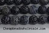 CAA1210 15.5 inches 6mm round frosted agate beads wholesale