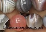 CAA1254 15.5 inches 12mm round Botswana agate beads wholesale