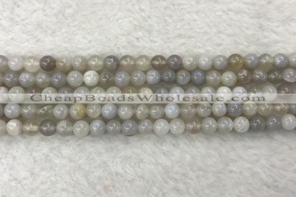 CAA1801 15.5 inches 6mm round banded agate gemstone beads