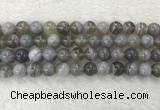 CAA1804 15.5 inches 12mm round banded agate gemstone beads